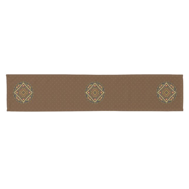 Erntedank Icons Table Runner Kurzer Tischläufer (Horizontal)
