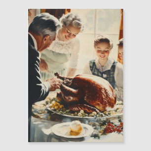 Erntedank Joy: Ein Familienfest Magnetkarte