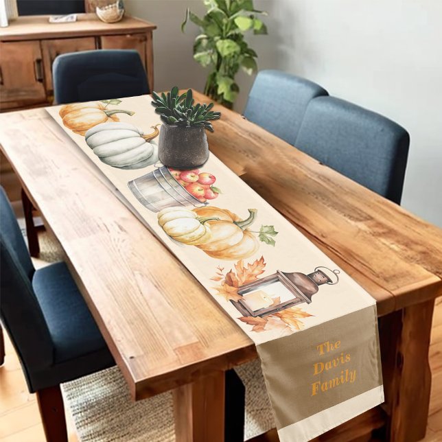 Erntedank Joy of Harvest Family Kurzer Tischläufer (Von Creator hochgeladen)