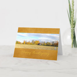 Erntedank-Karte für Hayed Field & Stall Karte