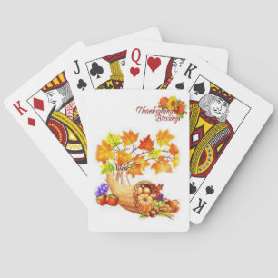 Erntedank Kartenstapel Spielkarten