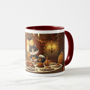 Erntedank-Kätzchen-Gastgeber Tasse
