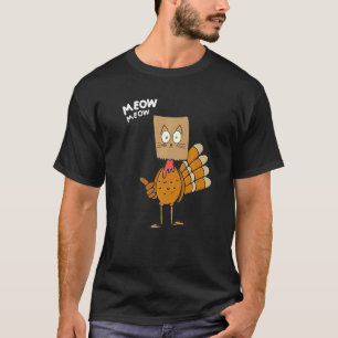 Erntedank-Katze Falsche Katze Miau Erntedank Truth T-Shirt