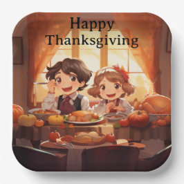 Erntedank Kinder 7 Pappteller