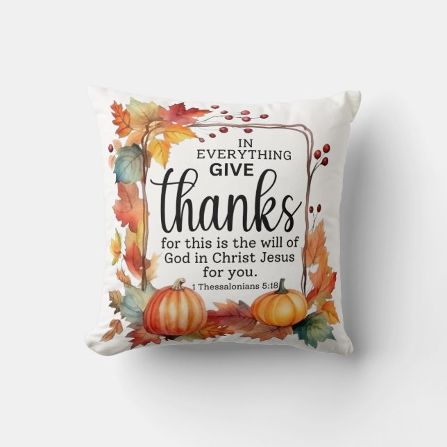 Erntedank Kissen (Vorderseite)