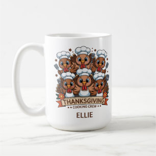 Erntedank Kochen Crew Truthähne Kaffeetasse