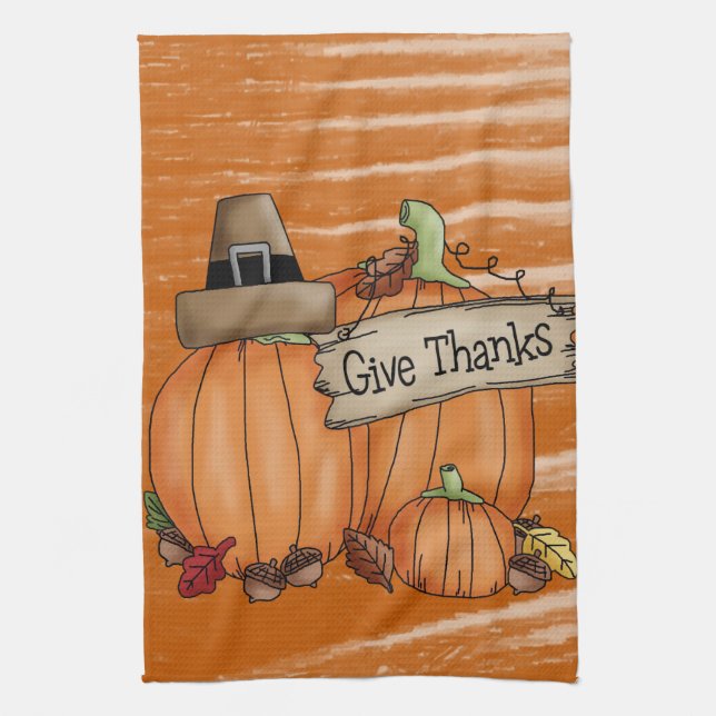 Erntedank Küche Handtuch (Vertikal)