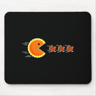 Erntedank-Kürbis E Truthahn jagender Gamer Männer  Mousepad