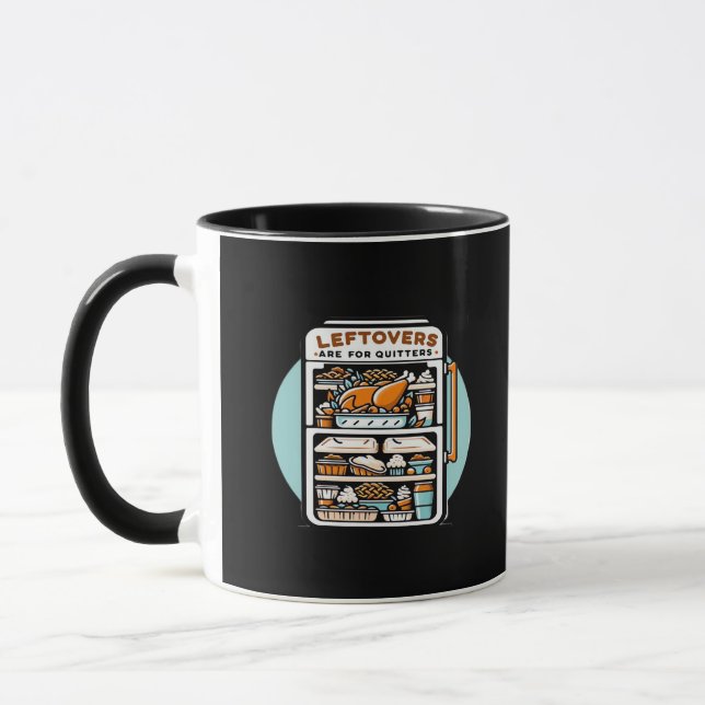 Erntedank-Leeftovers sind für Quitters Classic Fu Tasse (Links)