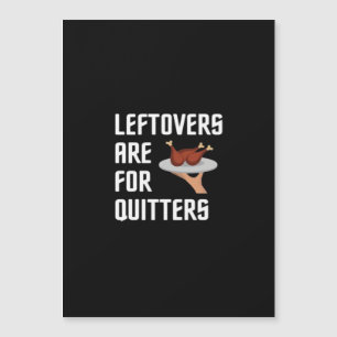 Erntedank Leftovers Klassischer Vintager Stil Magnetkarte