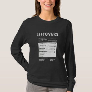 Erntedank Leftovers Nutrition Fakten T-Shirt