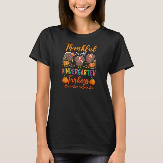 Erntedank-Lehrerinnen dankbar für meine Kinder T-Shirt (Vorderseite)