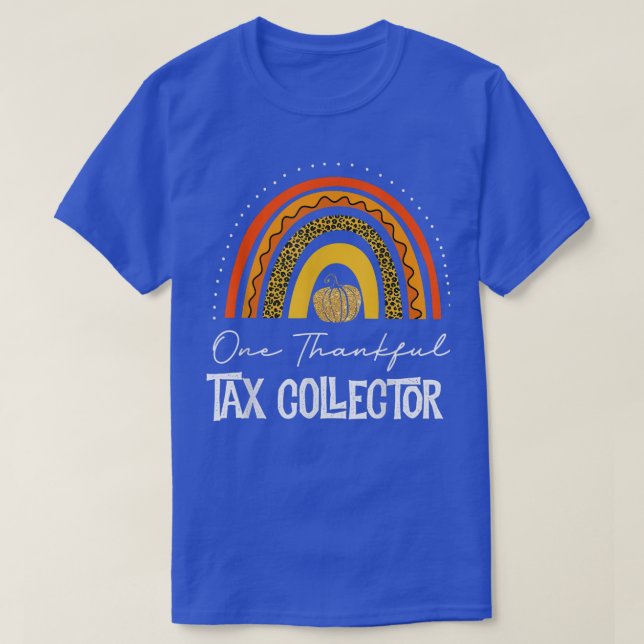 Erntedank Leopard Ein Dankeschön an die Steuerbehö T-Shirt (Design vorne)