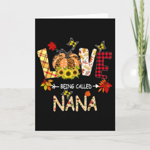 Erntedank Liebe Nana Sunflower Pump genannt zu wer Karte
