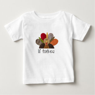 Erntedank-lil Truthahn Baby T-shirt