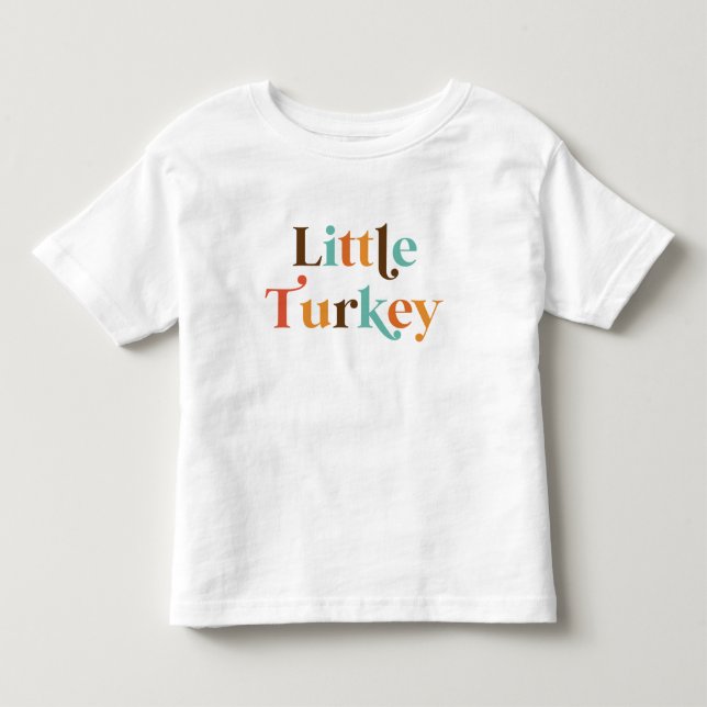 Erntedank Little Turkey Shirt (Vorderseite)