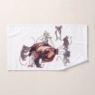 ERNTEDANK MICE STEAL TÜRKEI HAND TOWEL HANDTUCH