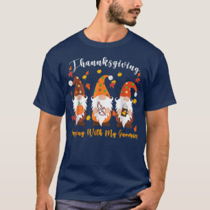 Erntedank mit dem Hang meine Gnome Funny Herbst T-Shirt