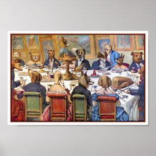 Erntedank mit Hunden alias "Dogs Dinner Party" Poster