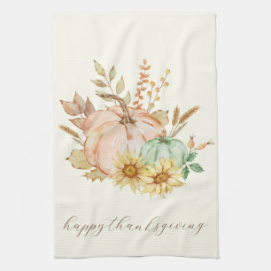 Erntedank mit individueller Wasserfarbenernte Geschirrtuch