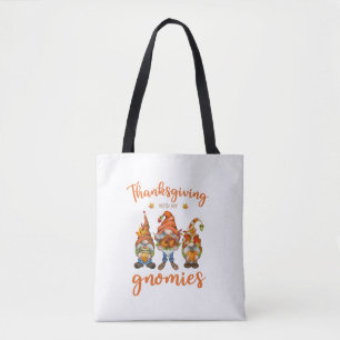 Erntedank mit meinen Gnomen Herbstgomene Türkei Tasche