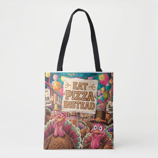 Erntedank mit Pizza Tasche (Vorderseite)