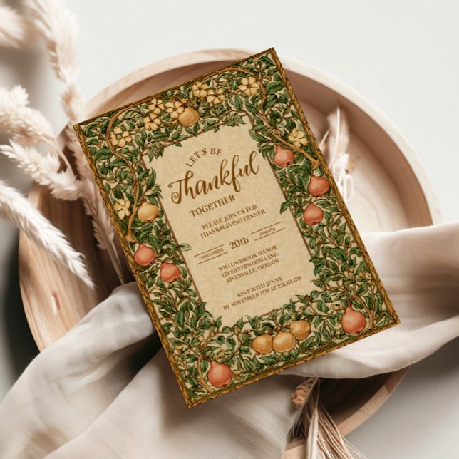 Erntedank mit Vintagem Orchard Einladung (Von Creator hochgeladen)