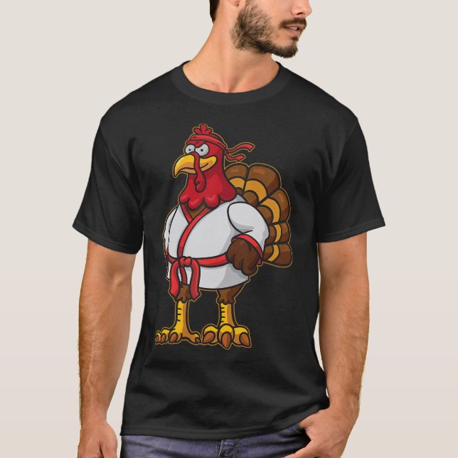 Erntedank Mixed Martial Arts Kickboxing Judo Karat T-Shirt (Vorderseite)