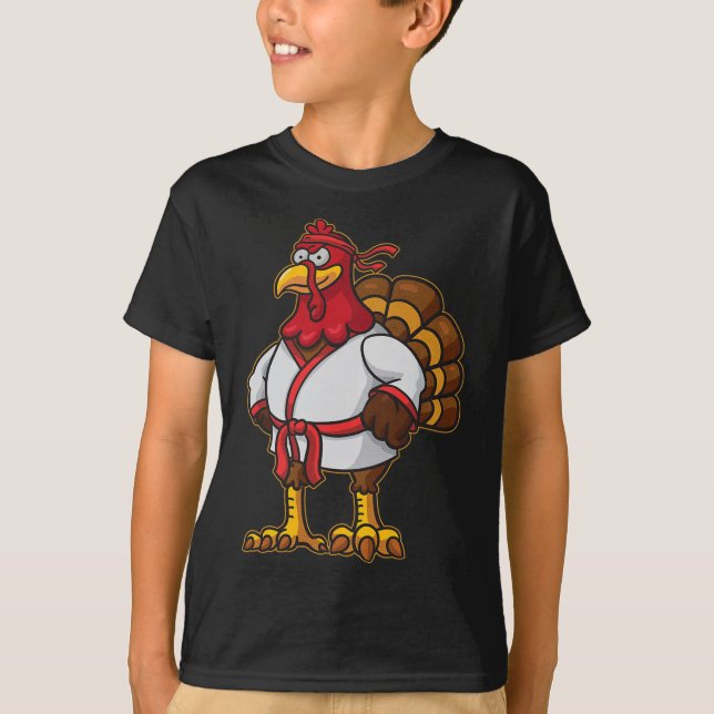 Erntedank Mixed Martial Arts Kickboxing Judo Karat T-Shirt (Vorderseite)