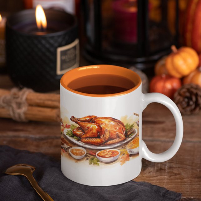 Erntedank Moderne 12 Tasse (Thanksgiving Modern 12 Mug
)