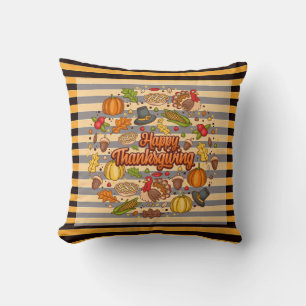 Erntedank Moderne, schöne Herbstsammlung Kissen