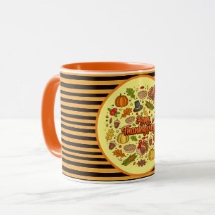 Erntedank Moderne, schöne Herbstsammlung Tasse