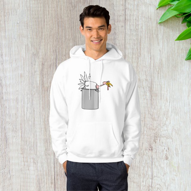 Erntedank müde Türkei in Cooking Pot Spaß Hoodie (Von Creator hochgeladen)