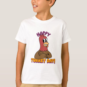 Erntedank Niedlich Happy Türkei T - Shirt