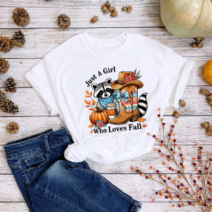 Erntedank nur ein Mädchen, das Lieben fallen Land Tri-Blend Shirt