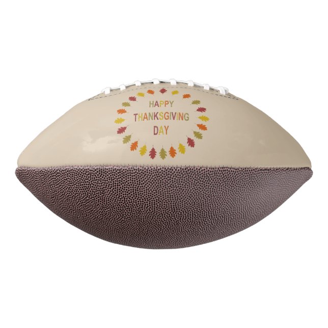 Erntedank Oak Blätter Football (Gedreht 270)