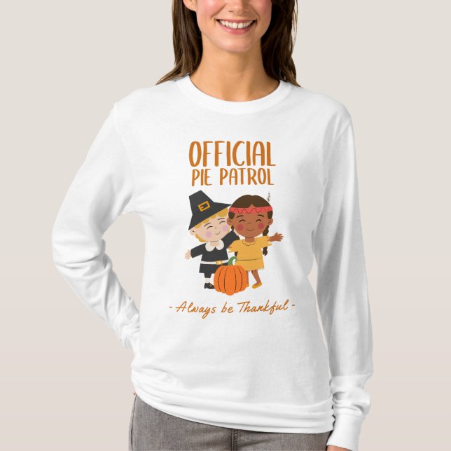 Erntedank Offiziell Pie Patrol T-Shirt (Vorderseite)
