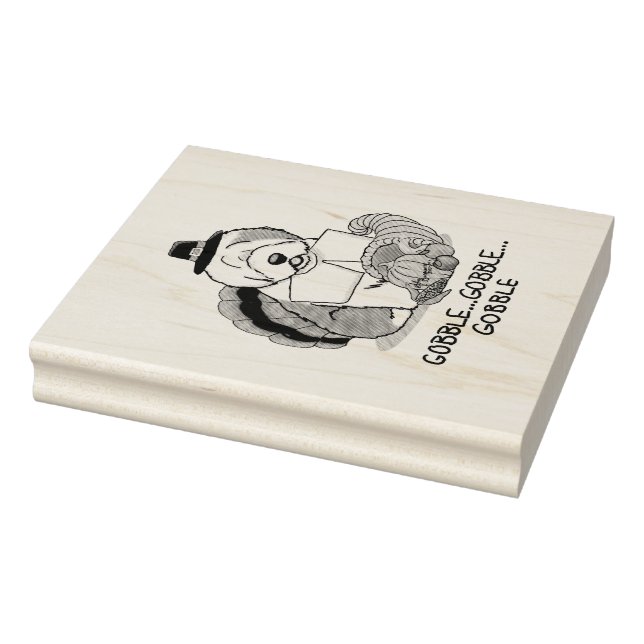 Erntedank Old English Sheepdog (Grau 1) Spaß Gummistempel (Stempel)