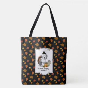 Erntedank Old English Sheepdog (Grau 1) Spaß Tasche