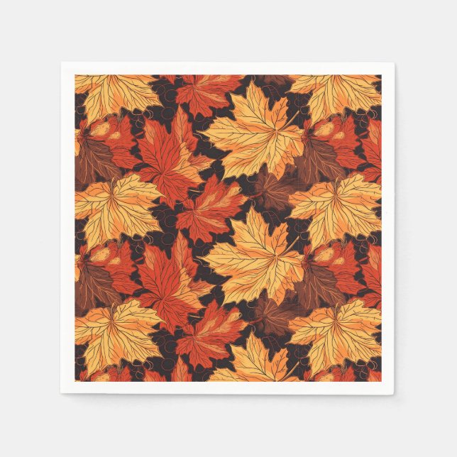 Erntedank Paper Napkins Serviette (Vorderseite)