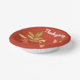 Erntedank-Papierschale Pappteller