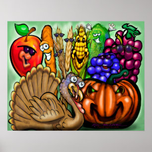 Erntedank Party Poster