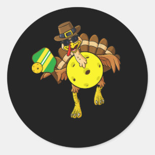 Erntedank Pickle Ball Pilgrim Türkei Pi Runder Aufkleber
