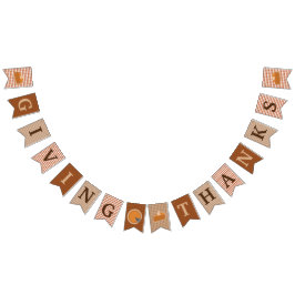 Erntedank Pie Dinner Party Bunting Banner