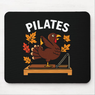 Erntedank Pilates Truthahn Für Yoga Und Fitness L Mousepad