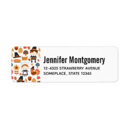 Erntedank Pilgrims ernten Muster