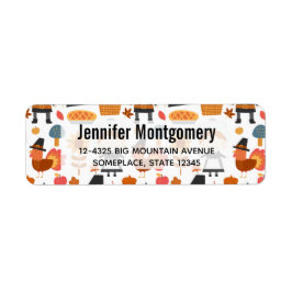 Erntedank Pilgrims ernten Muster