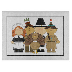 Erntedank Pilgrims Schneidebrett