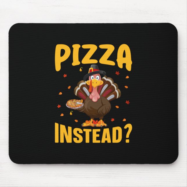 Erntedank Pizza Mousepad (Vorne)