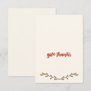 Erntedank-Platzkarten Einladung